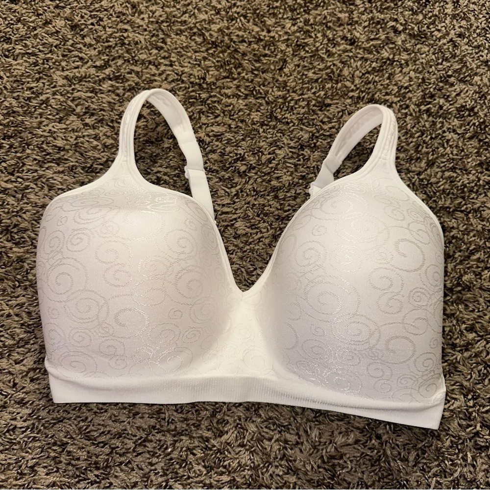 Bali White Swirl Pattern Bra